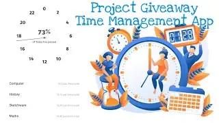 PROJECT GIVEAWAY: Time Management App in Sketchware || Most Useful app ever