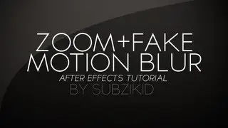 Zoom in and out + Motion Blur Tutorial | After Effects