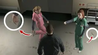 GTA 4 | I catch the nurses smoking inside the hospital