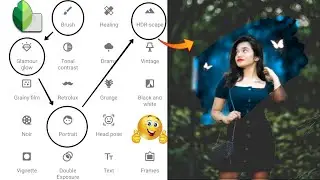 Snapseed New Photo Editing Tricks 🔥 | Snapseed Face Smooth + Background Colour Change Trick 😲