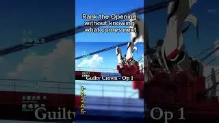 Rank The Anime Opening Without Knowing The Next One! #anime #animemusic #parati #shorts #opening