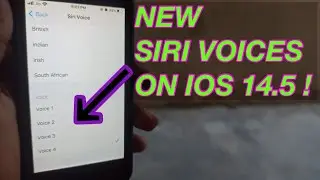 NEW siri voices on ios 14.5