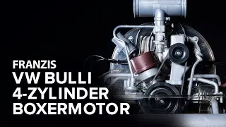 VW Bulli T1 4-Zylinder-Boxermotor - Modell-Bausatz