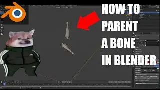 How to Parent a Bone in Blender - Easy VRChat Beginner level tutorial