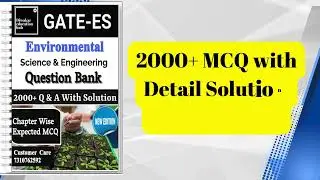 GATE Environment Science & Engineering Question Bank Book 2000+ MCQ with Detail Solution