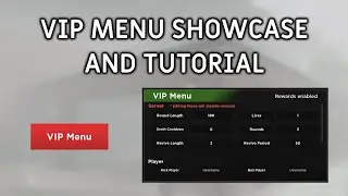 VIP Server Menu Showcase and Tutorial | Evade | Roblox
