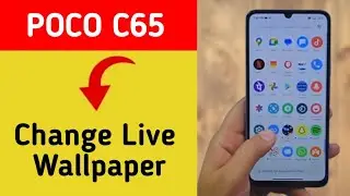 How to change live wallpaper, Poco C65 me Live wallpaper change kaise lagaye