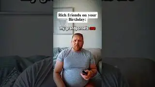 Rich friends on your birthday. #birthday #funnycomedy #shortsvideo #humor