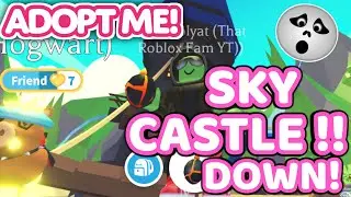 SKY CASTLE HAS FALLEN !!! IN ADOPT ME! FIRE DIMENSION !!