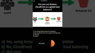 AWS CloudFront |   Can you use Amazon CloudFront as a global load balancer?