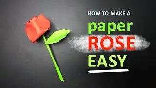 PAPER FLOWER ROSE TUTORIAL