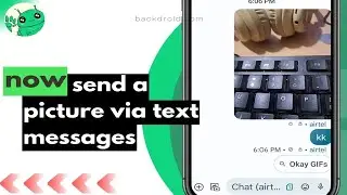 How to Send Photos in Text Messages (Android) | How to Attach picture in Text