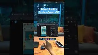 Mixed reality. Oculus Quest v50. #mixedreality #ar #vr #oculus #techfuture #newtechnology