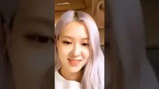 Rosé live Instagram 08072020
