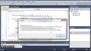 Visual Basic Tutorial   134   Catching Specific Exception Types   YouTube