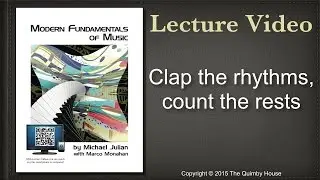 Clap the rhythms, count the rests