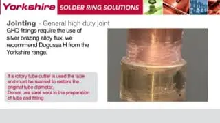 Yorkshire Solder Ring Fittings - Colglo