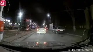 ДТП Каменское 19.02.2018, дятлы на дороге
