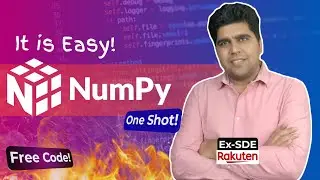 NumPy in Python | Python NumPy Tutorial & Full Course for Beginners