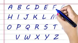 Writing ABCDEFGH Alphabet Capital Letter | How to Write Capital Letter Alphabet for Kids