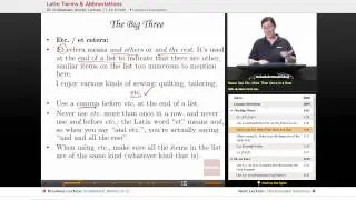 "Latin Terms & Abbreviations" | Advanced English Grammar with Educator.com