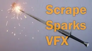 Scrape Sparks VFX for the Unity game engine