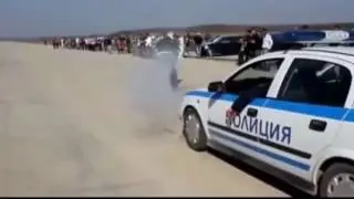 Motorcycle Taunts Police