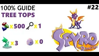 Spyro the Dragon #22 Tree Tops (Read Description) 100% Guide Ps4 (Reignited Trilogy)