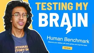TAKING THE HUMAN BENCHMARK TEST!! - Testing my reaction speed, aim, memory, and typing speed :D