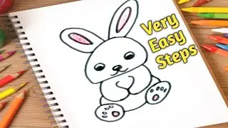 Drawing | How to Draw | How to Draw a Cute Bunny Rabbit