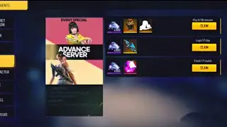 Claim Free Login ADVANCE SERVER Rewards😮 free fire