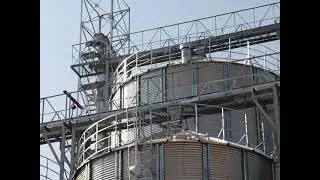 Shanxi 3×300+2×800 ton steel silo