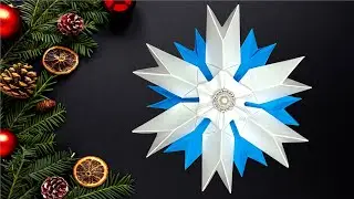 Объемные снежинки из бумаги. Красивые поделки для Нового Года