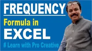 Frequency Formula in Excel | frequency function in excel in Hindi