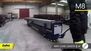 Mover in der Industrie - für lange Rohre und Profile