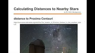 Calculating Distance To Proxima Centauri