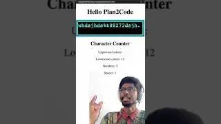 #JavaScript Regex Application: Character Counter #SoftwareEngineer #BlackInTech #Code #Plan2Code