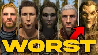 ALL Skyrim races Ranked WORST to BEST.. SHOCKING Pick!!!