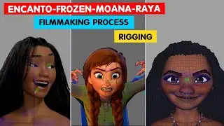 Disney's Filmmaking Process: Rigging in Encanto, Frozen, Moana, Raya |