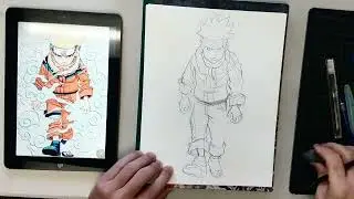 Anime Art Made Easy - Naruto Sketch Time Lapse