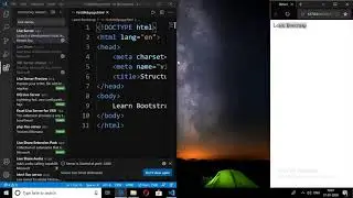 How to Setup Visual Studio Code for Bootstrap 4.5