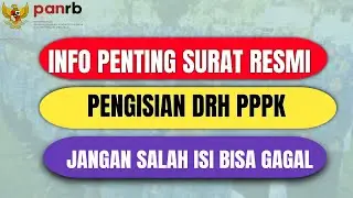 WAJIB TONTON..! PETUNJUK PENGISIAN DAFTAR RIWAYAT HIDUP HONORER LULUS PPPK