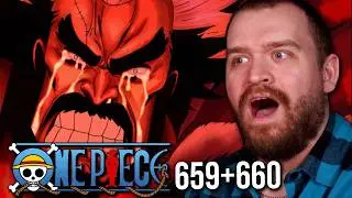 The TRUTH Of King Riku's Failure?!? | One Piece Ep 659+660 Reaction & Review | Dressrosa Arc!