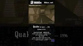Quake (1996) [GL Quake, Level 1, Hard] running on Windows 98 SE — #retrogames #pcgaming #windows98