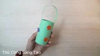 Hướng dẫn cách làm chiếc túi đơn giản với những bông hoa | Thủ Công Sáng Tạo
