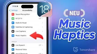 iOS 18 Music Haptics aktivieren🎶Musikhaptik wird nicht angezeigt / funktioniert nicht? So geht's