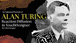 Alan Turing Touchdesigner animated reaction diffusion Portrait Turing patterns