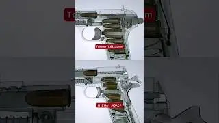 How Does a Gun are Works | USSR VS USA Weapon | Tokarev 7.62x25mm Vs M1911A1. 45ACP Gun |  m1911a1