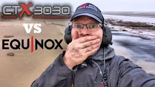 Minelab CTX 3030 Vs Minelab Equinox 800 | Beach Metal Detecting