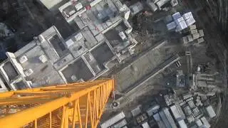 Башенный кран КБМ-401ПА. /октябрь 2013 год /